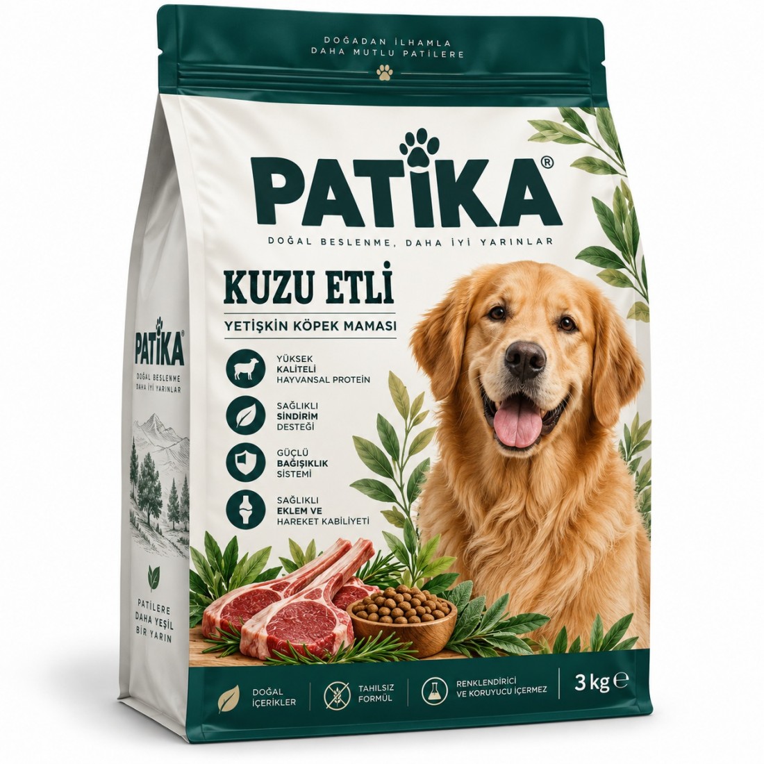 Kuzu Etli Yetişkin Köpek Maması